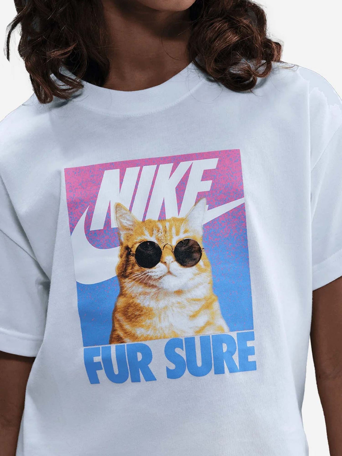 T-SHIRT SPORTSWEAR NIKE DA BAMBINA BIANCO