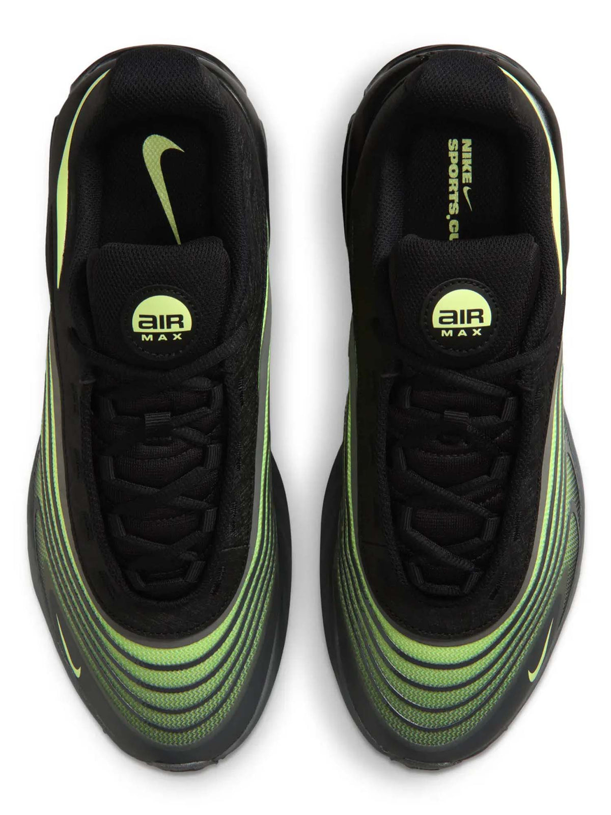 Nike air max fire sneakers da uomo nero-verde