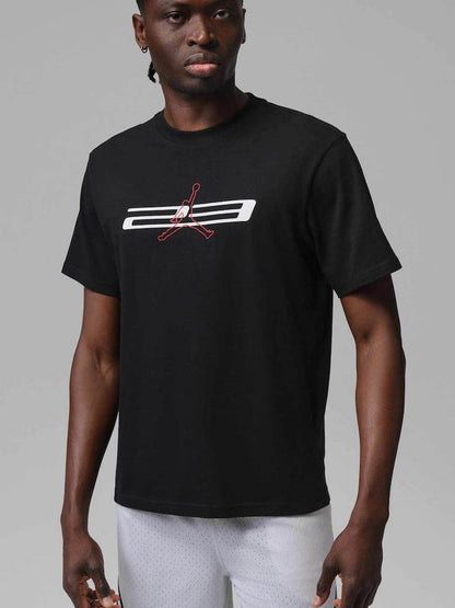 Jordan Sport, t-shirt maniche corte da uomo nera
