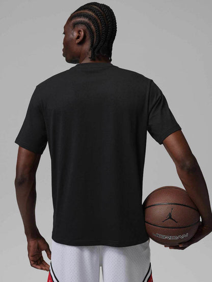 Jordan Sport, t-shirt maniche corte da uomo nera