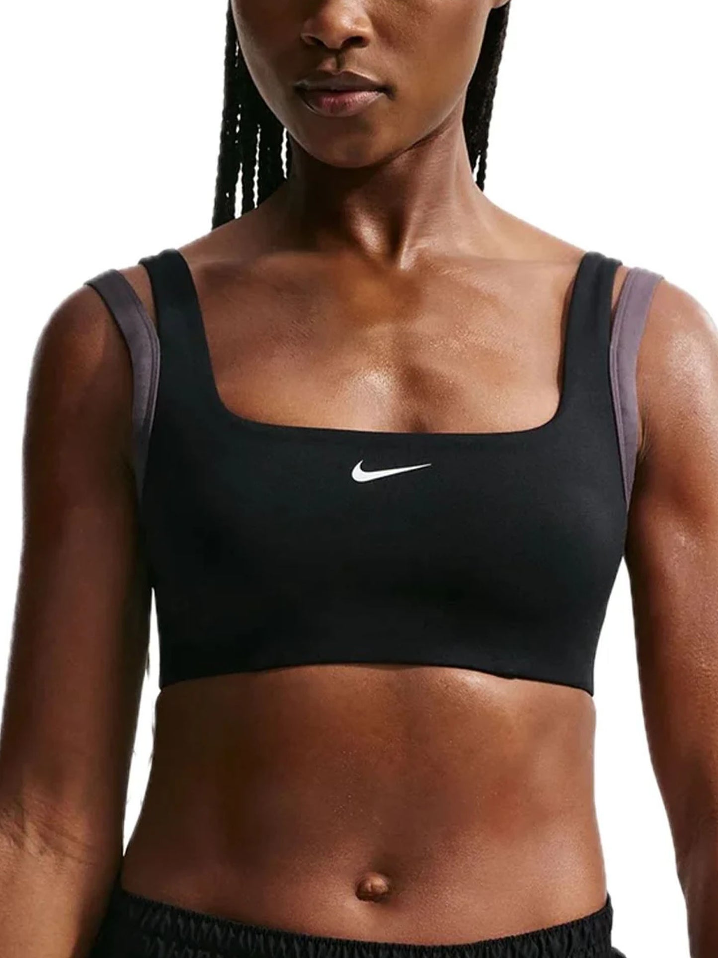 Nike canotta sportiva donna nera per performance elevate