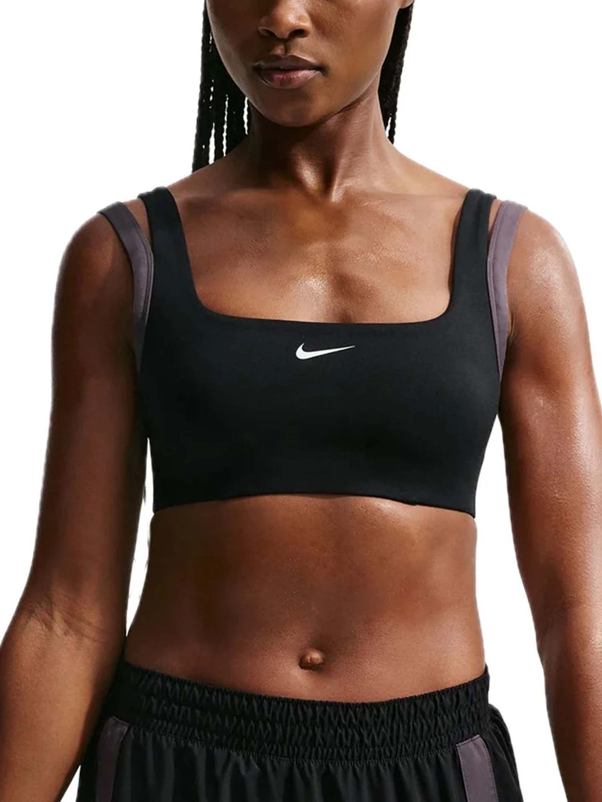 Nike bra training da donna nero