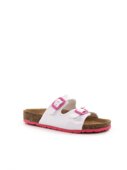 Shoelab Sandali Gem's unisex bambino bianchi comodi e leggeri