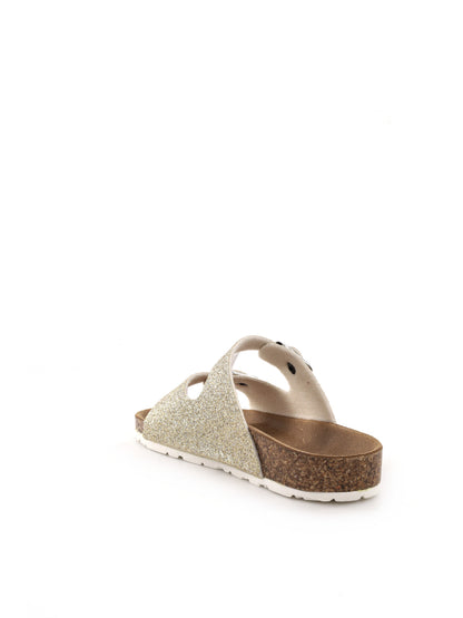 Shoelab Sandali unisex bambino Gem's in colore metallico