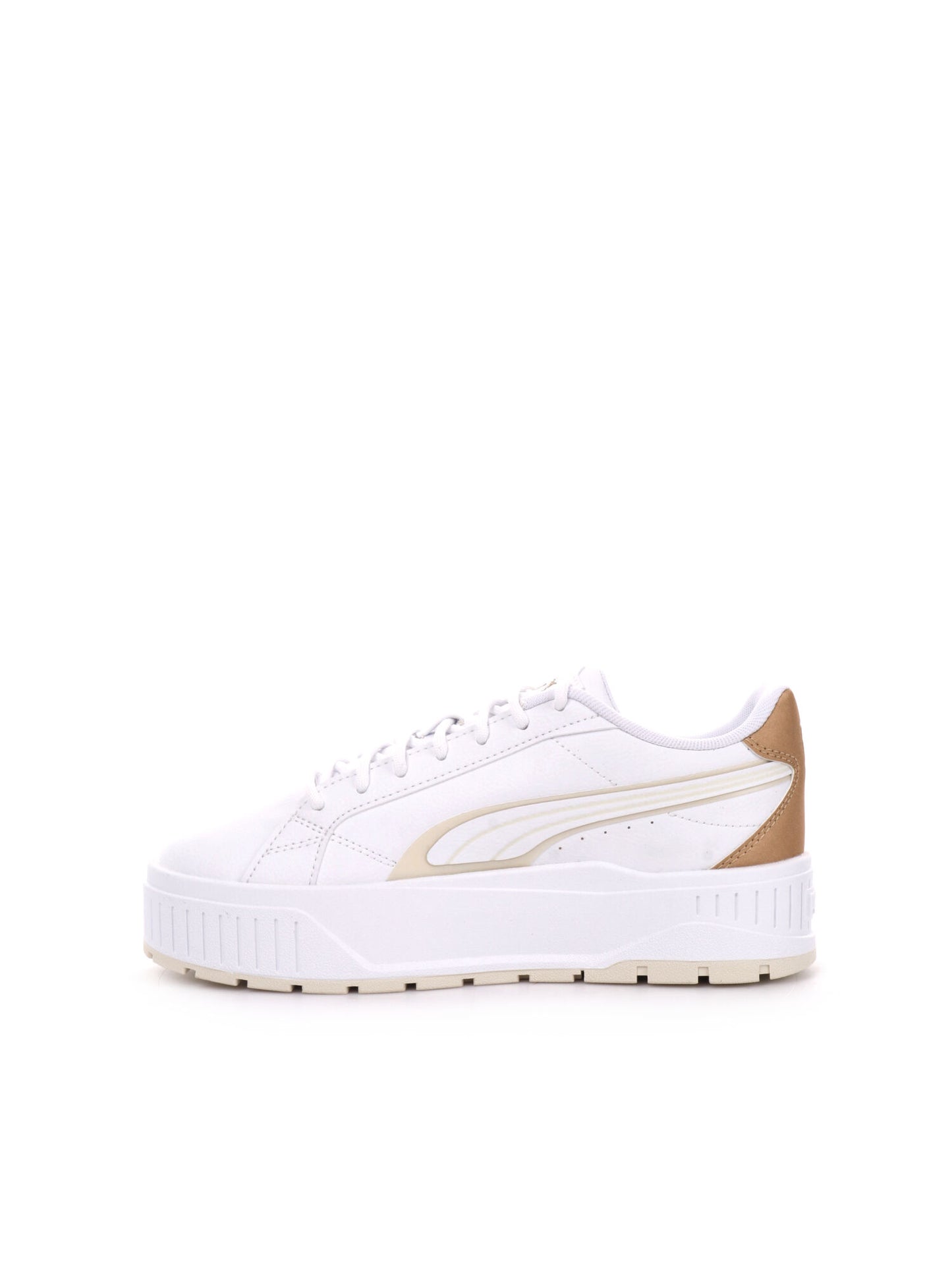 SNEAKERS KARMEN II METAL PUMA DONNA BIANCO ORO