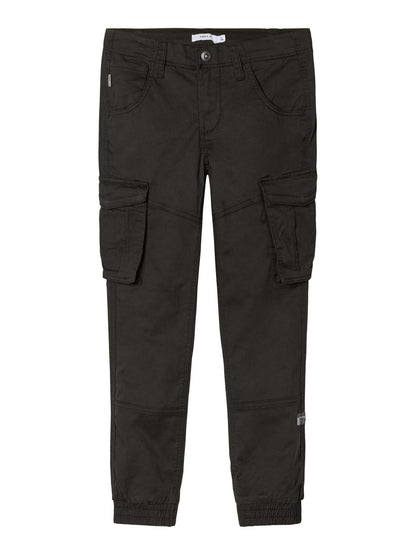 PANTALONE RYAN CARGO NAME IT DA BAMBINO NERO