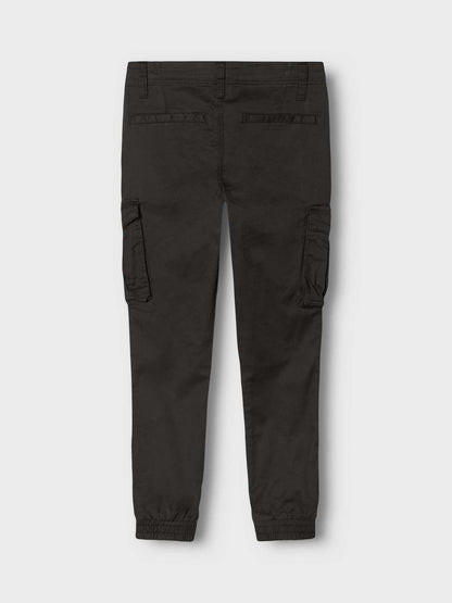 PANTALONE RYAN CARGO NAME IT DA BAMBINO NERO