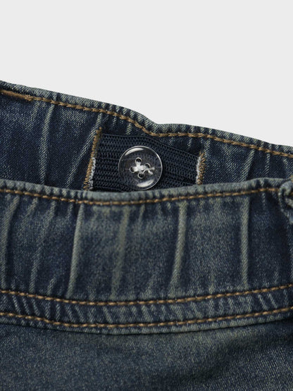 Jeans slim fit Name It in denim scuro per bambino unisex