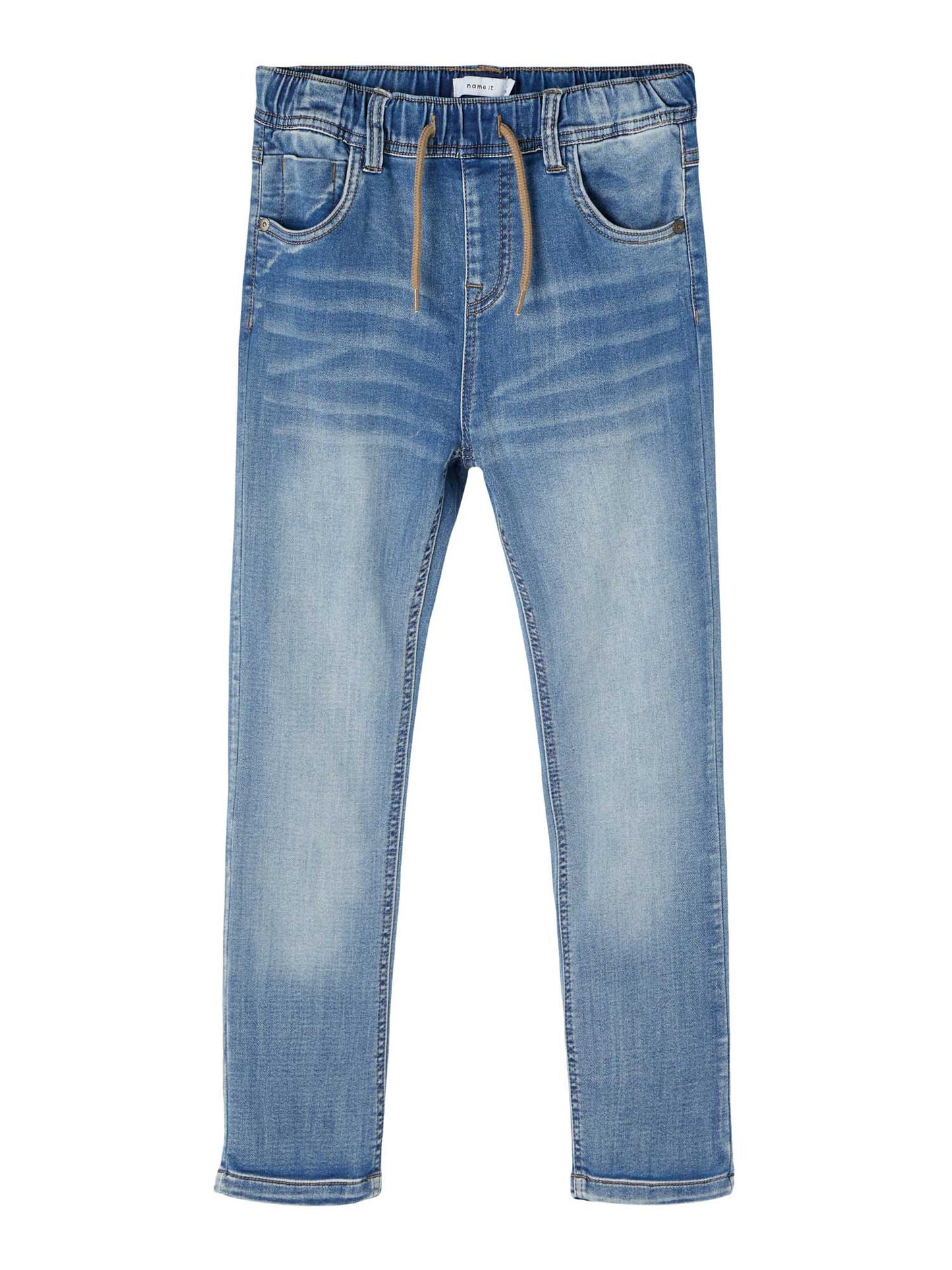 Jeans straight leg unisex bambino in denim chiaro Name It