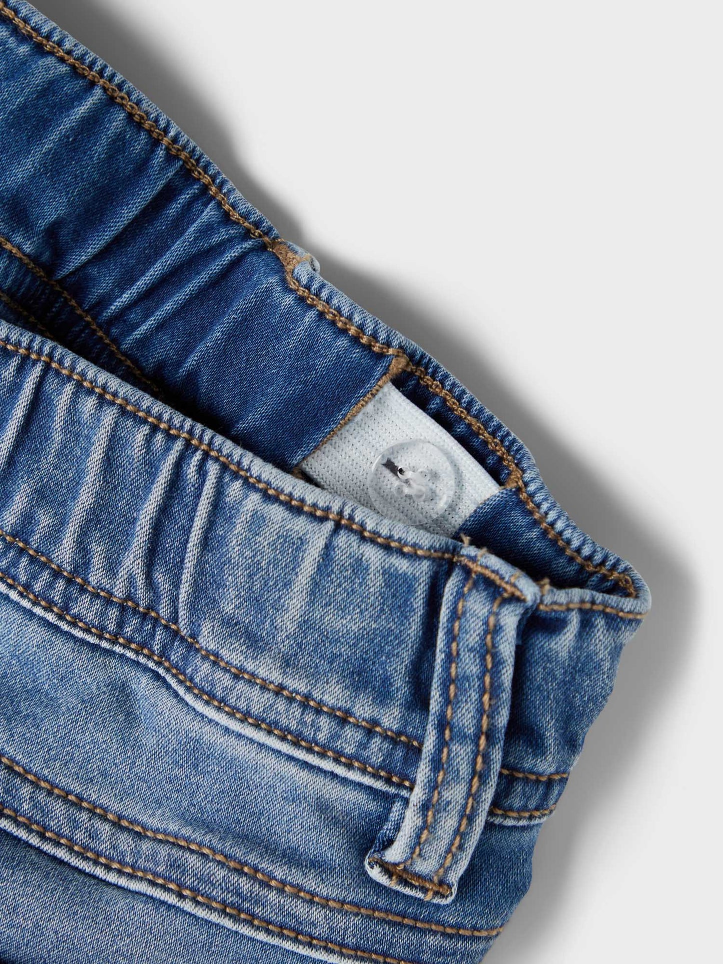 Jeans straight leg unisex bambino in denim chiaro Name It