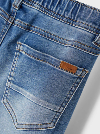 Jeans straight leg unisex bambino in denim chiaro Name It