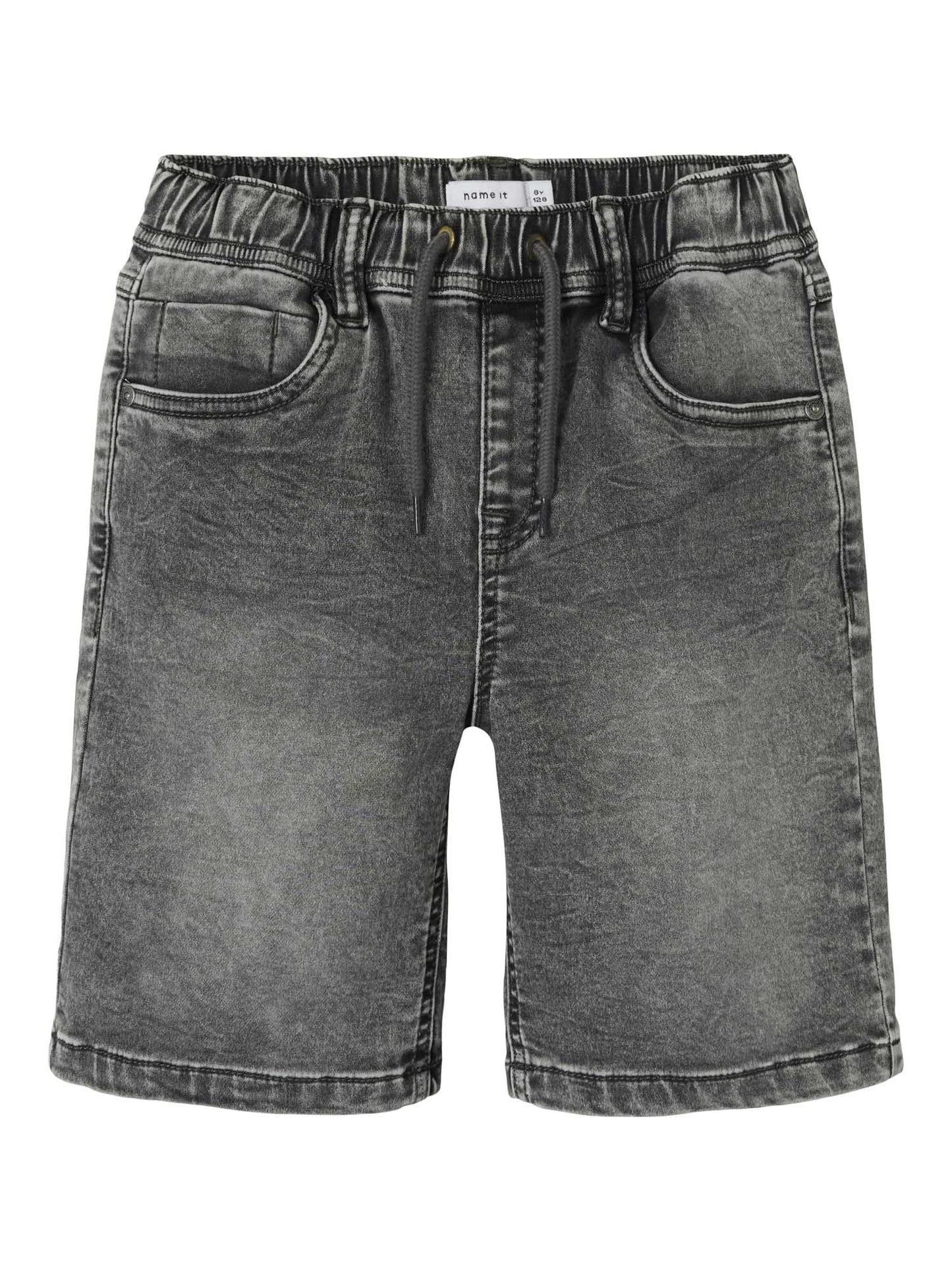 Shorts unisex bambino Name It in grigio per la primavera-estate
