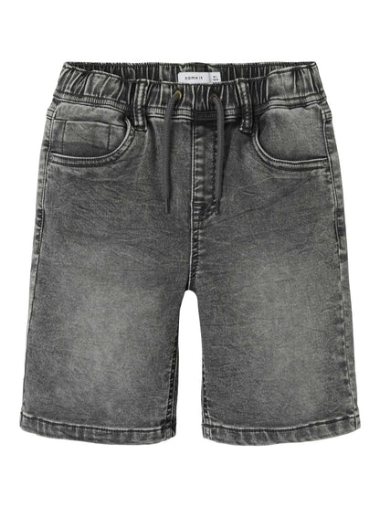 Shorts unisex bambino Name It in grigio per la primavera-estate