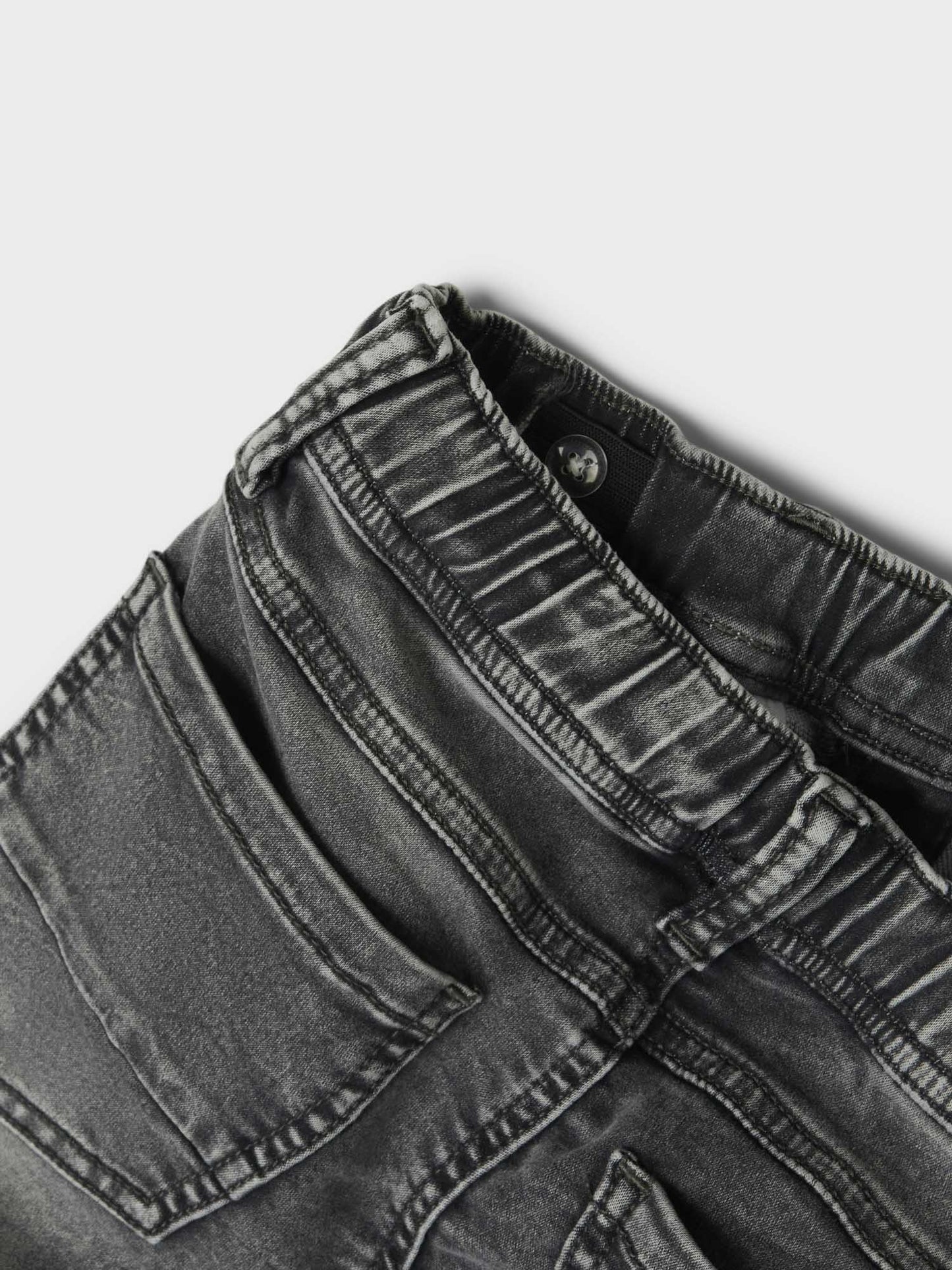 Shorts unisex bambino Name It in grigio per la primavera-estate