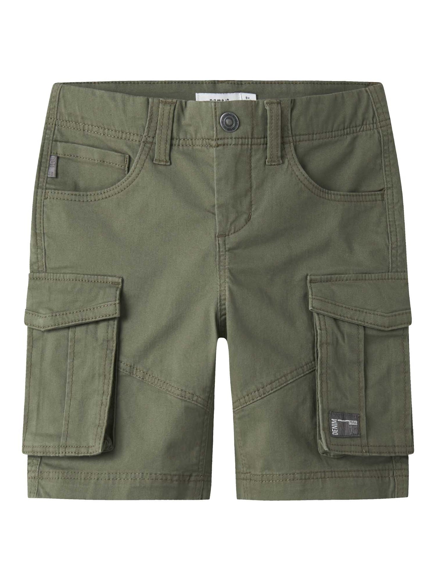 Pantaloncini bermuda Name It verdi unisex bambino per l'estate
