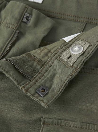 Pantaloncini bermuda Name It verdi unisex bambino per l'estate