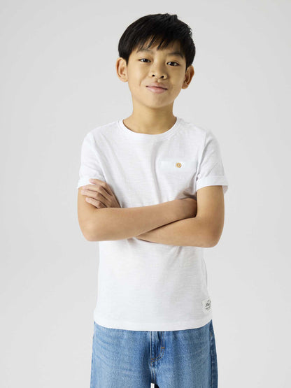 T-shirt Name It Vincent unisex bambino bianca