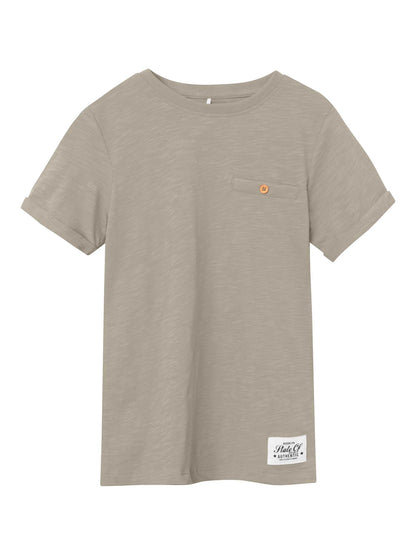 Name It Vincent, t-shirt beige unisex bambino