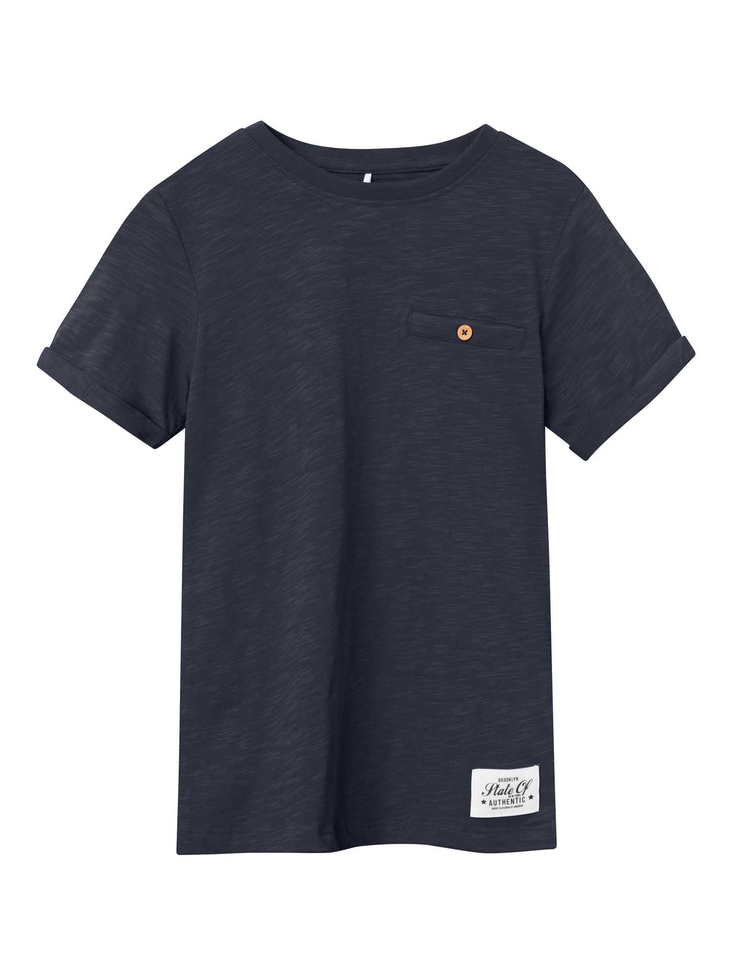 T-shirt maniche corte unisex bambino blu Name it Vincent