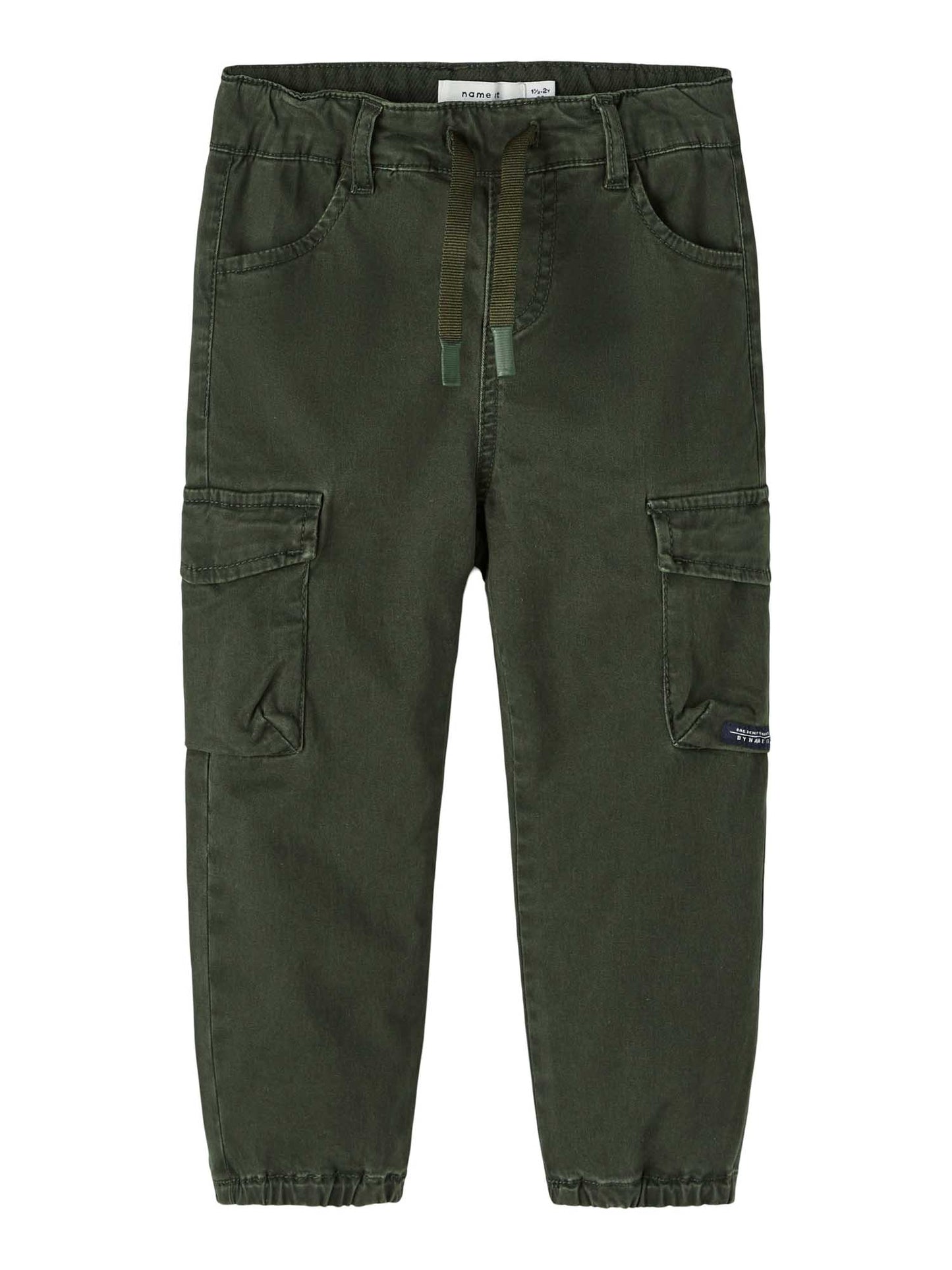 PANTALONE BEN CARGO NAME IT DA BAMBINO VERDE MILITARE