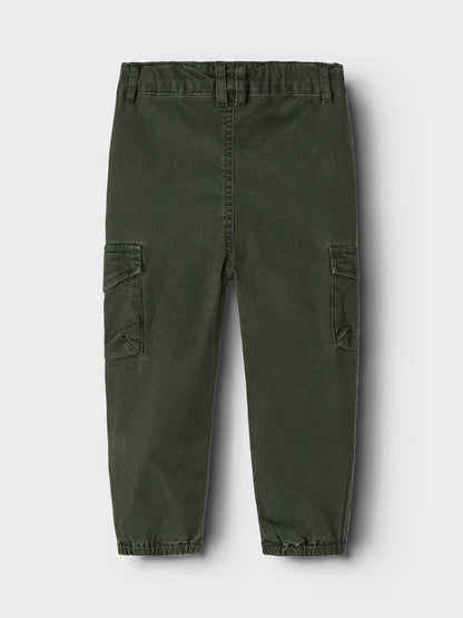 PANTALONE BEN CARGO NAME IT DA BAMBINO VERDE MILITARE