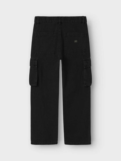Jeans straight leg Name It con vestibilità dritta unisex bambino nero