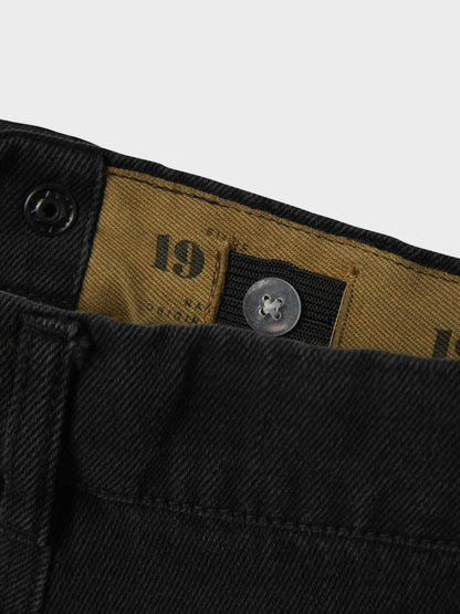 Jeans straight leg Name It con vestibilità dritta unisex bambino nero