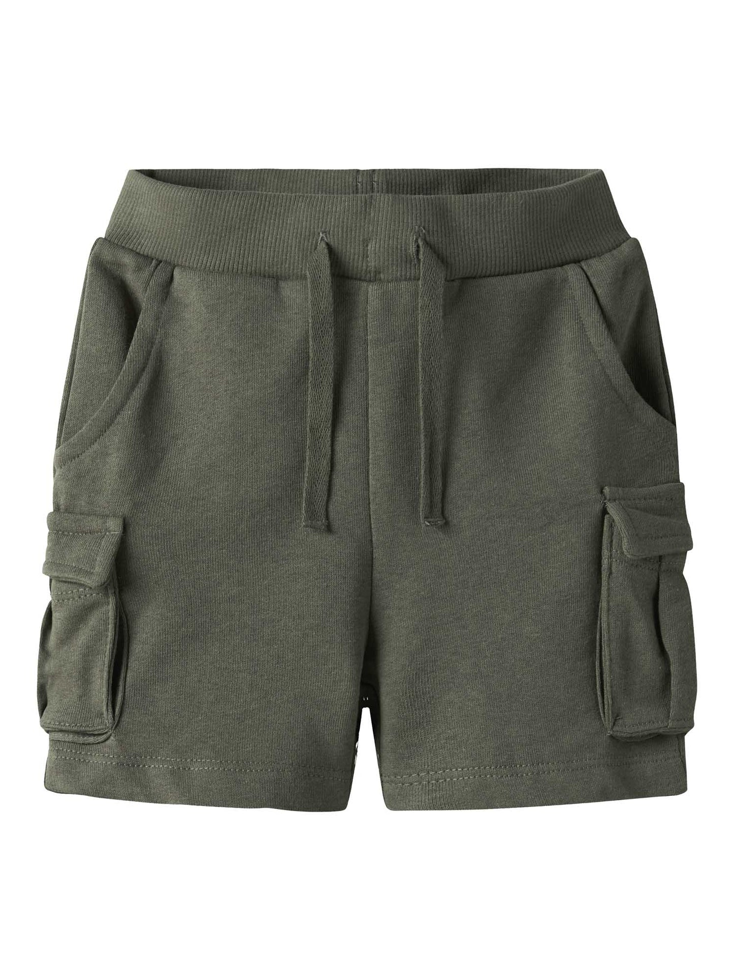 Shorts cargo unisex bambino in verde di Name It