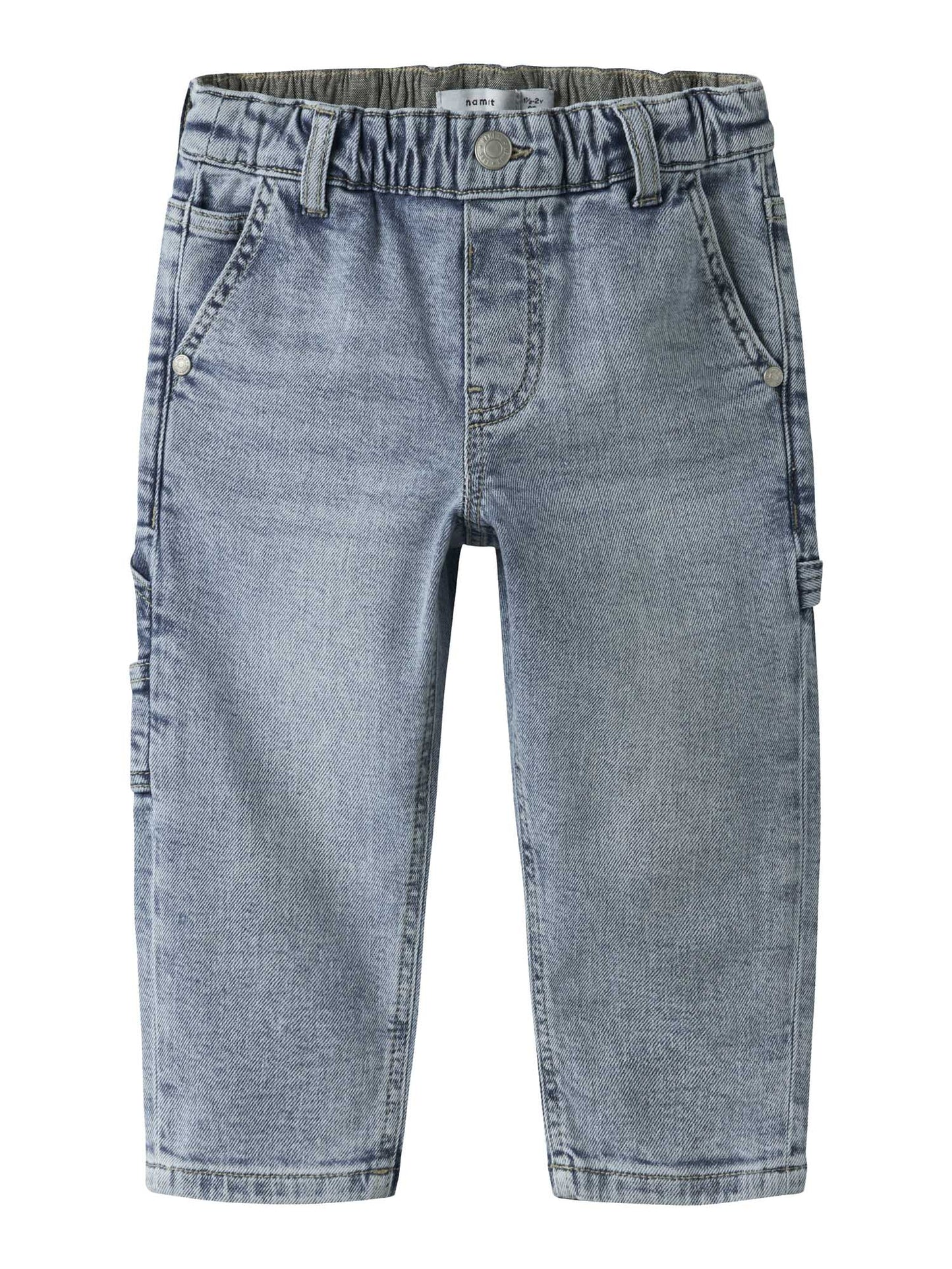 Jeans tapered fit in denim chiaro unisex per bambini di Name It