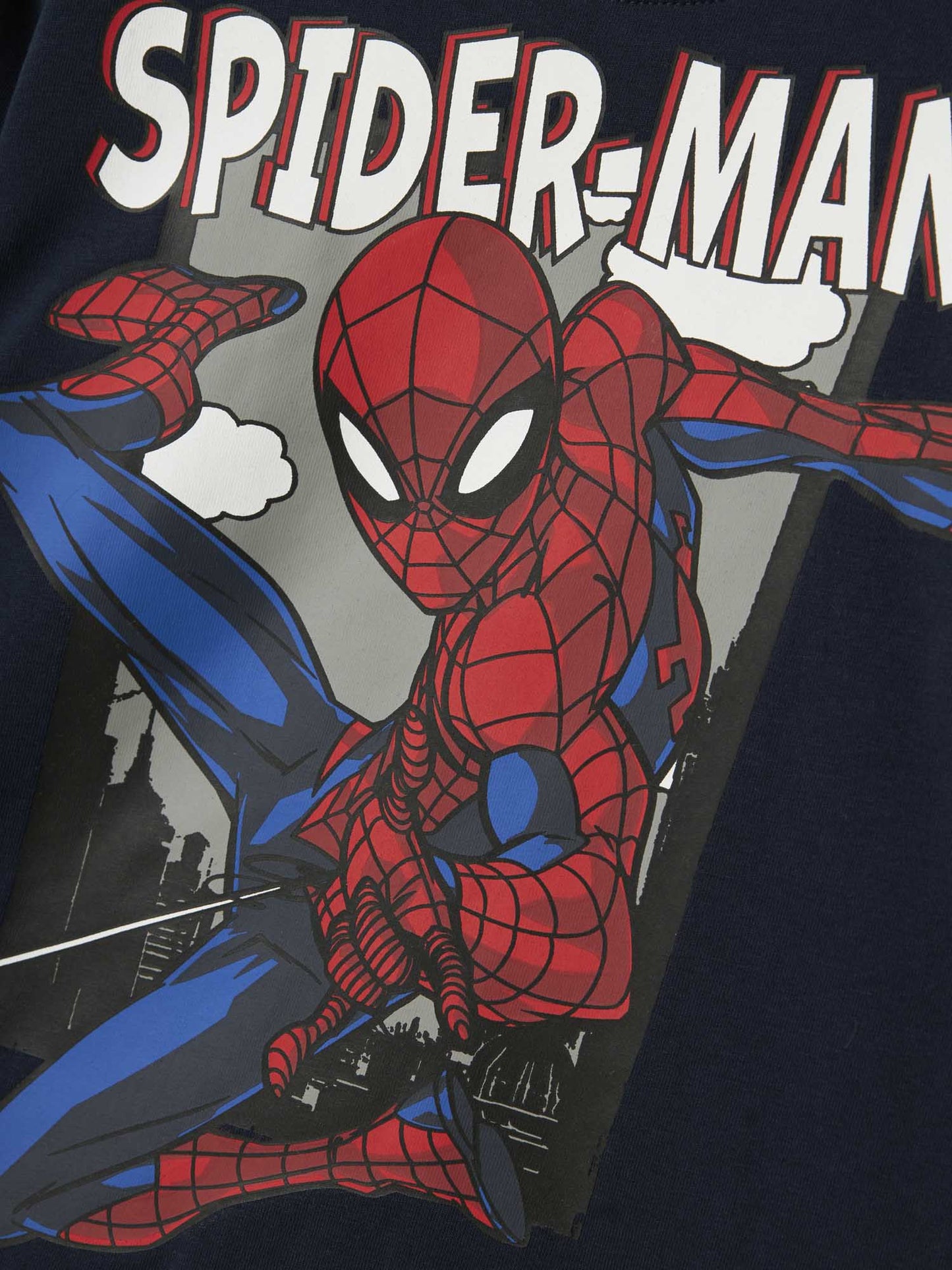 Maglia maniche lunghe Name It con stampa Spiderman blu per bambino