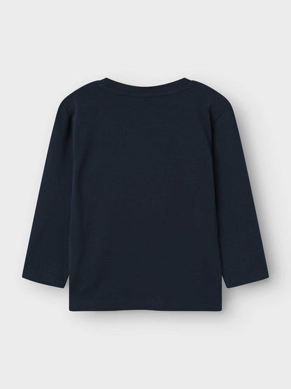 MAGLIA JEWEL JURASSIC MANICA LUNGA NAME IT DA BAMBINO BLU