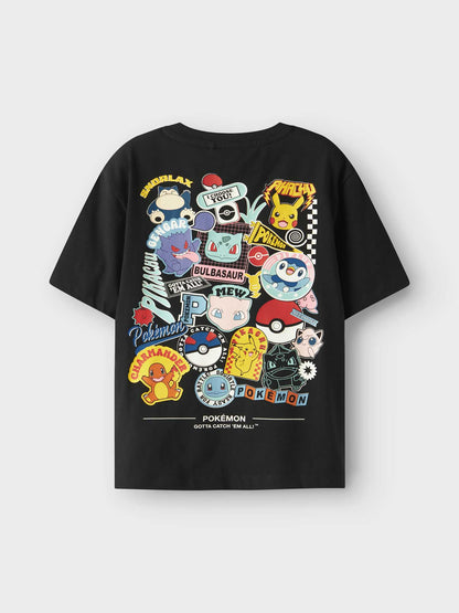 T-SHIRT JENO POKEMON NAME IT DA BAMBINO NERO