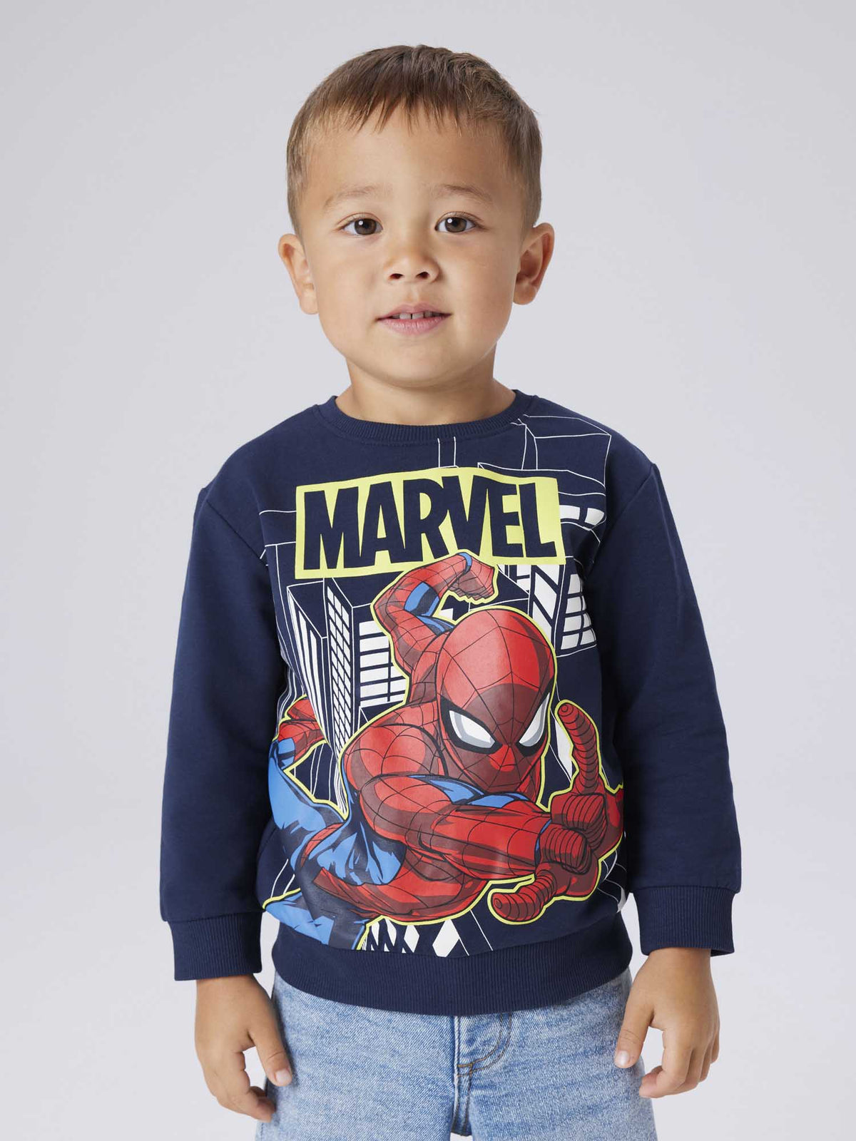 Name it dion spider felpa da bambino/a blu