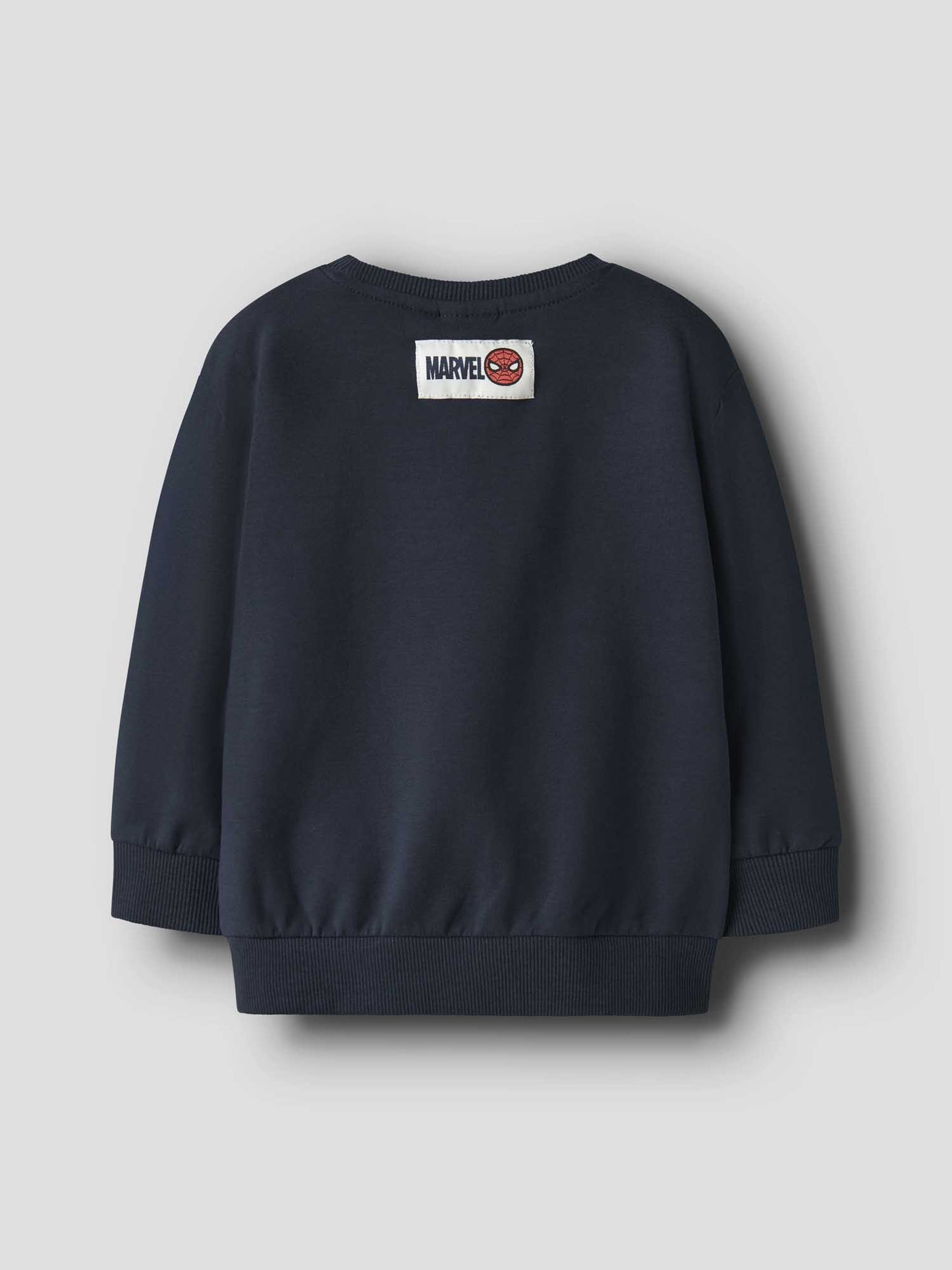 Felpa unisex bambino Name It blu navy con stampa Spiderman
