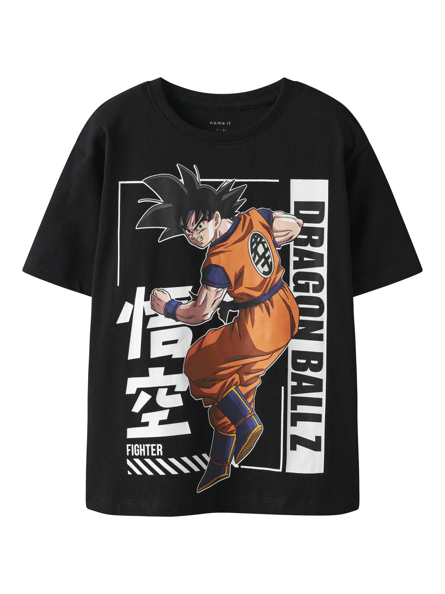 T-shirt maniche corte Name It nera per unisex bambino