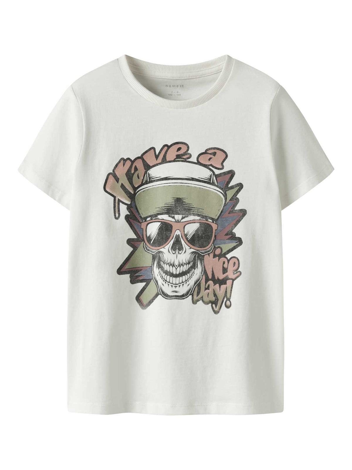 Name it bastian t-shirt da bambino/a panna