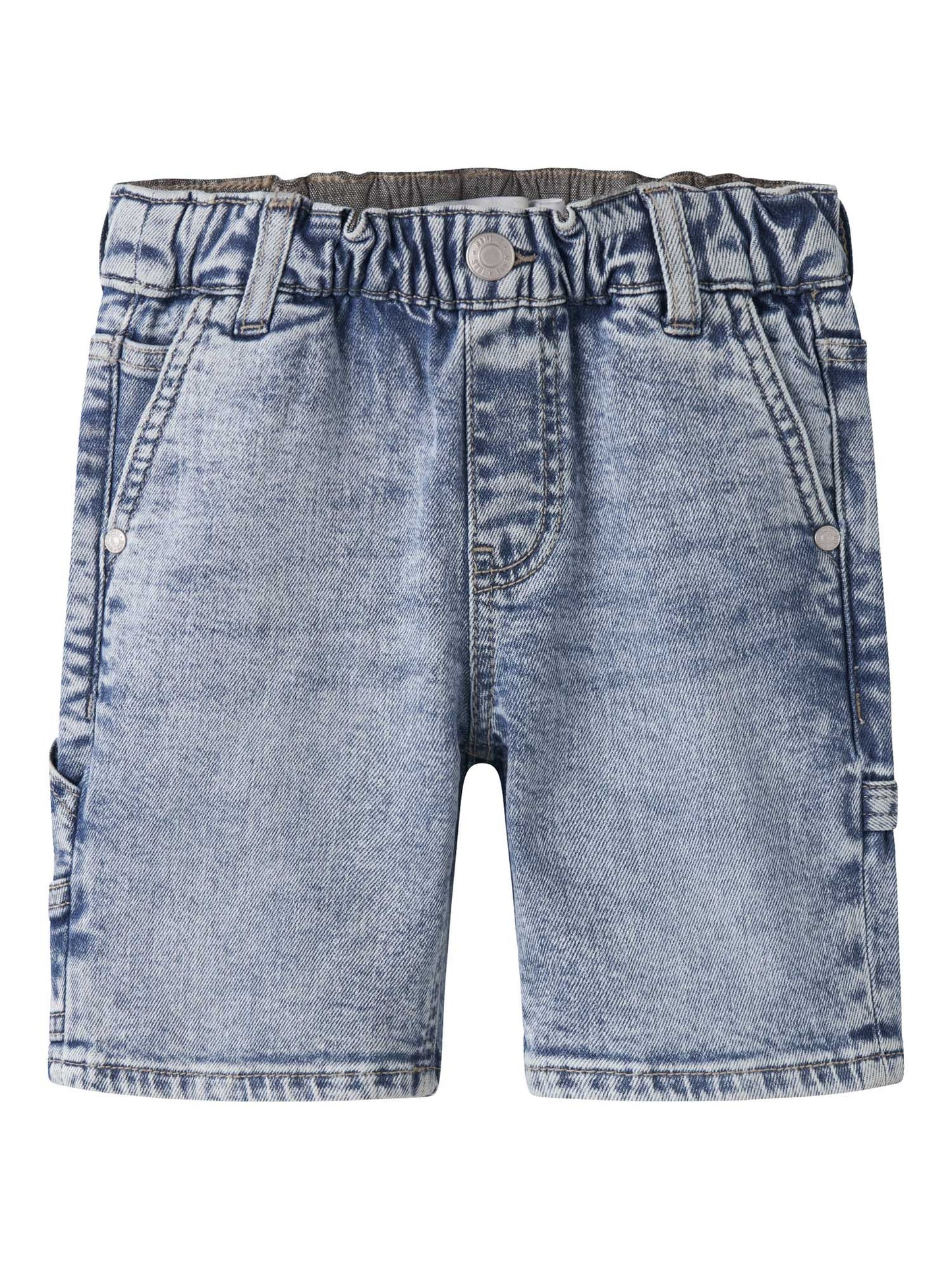Shorts Bermuda unisex bambino in denim chiaro Name It