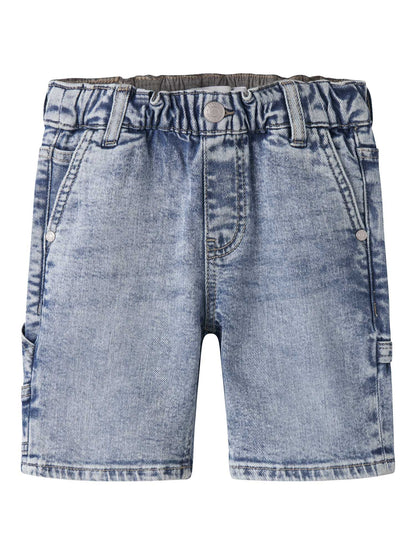 Shorts Bermuda unisex bambino in denim chiaro Name It