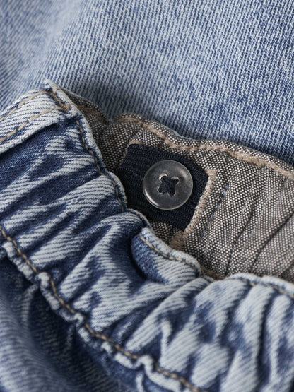 Shorts Bermuda unisex bambino in denim chiaro Name It