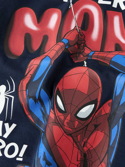 T-shirt unisex adulto Name It con stampa Spider-Man blu