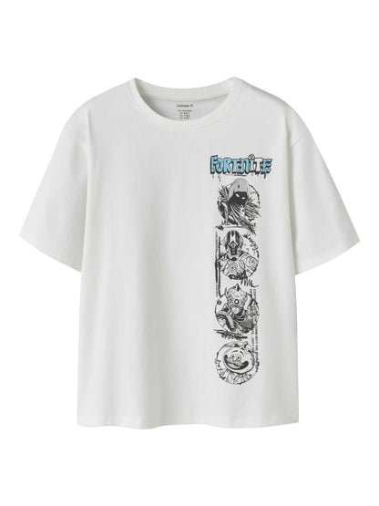 T-shirt unisex Name It Fortnite in bright white