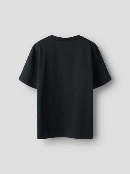 T-shirt Minecraft unisex bambino in cotone nero