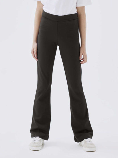 PANTALONE FRIKKALI A ZAMPA NAME IT DA BAMBINA NERO