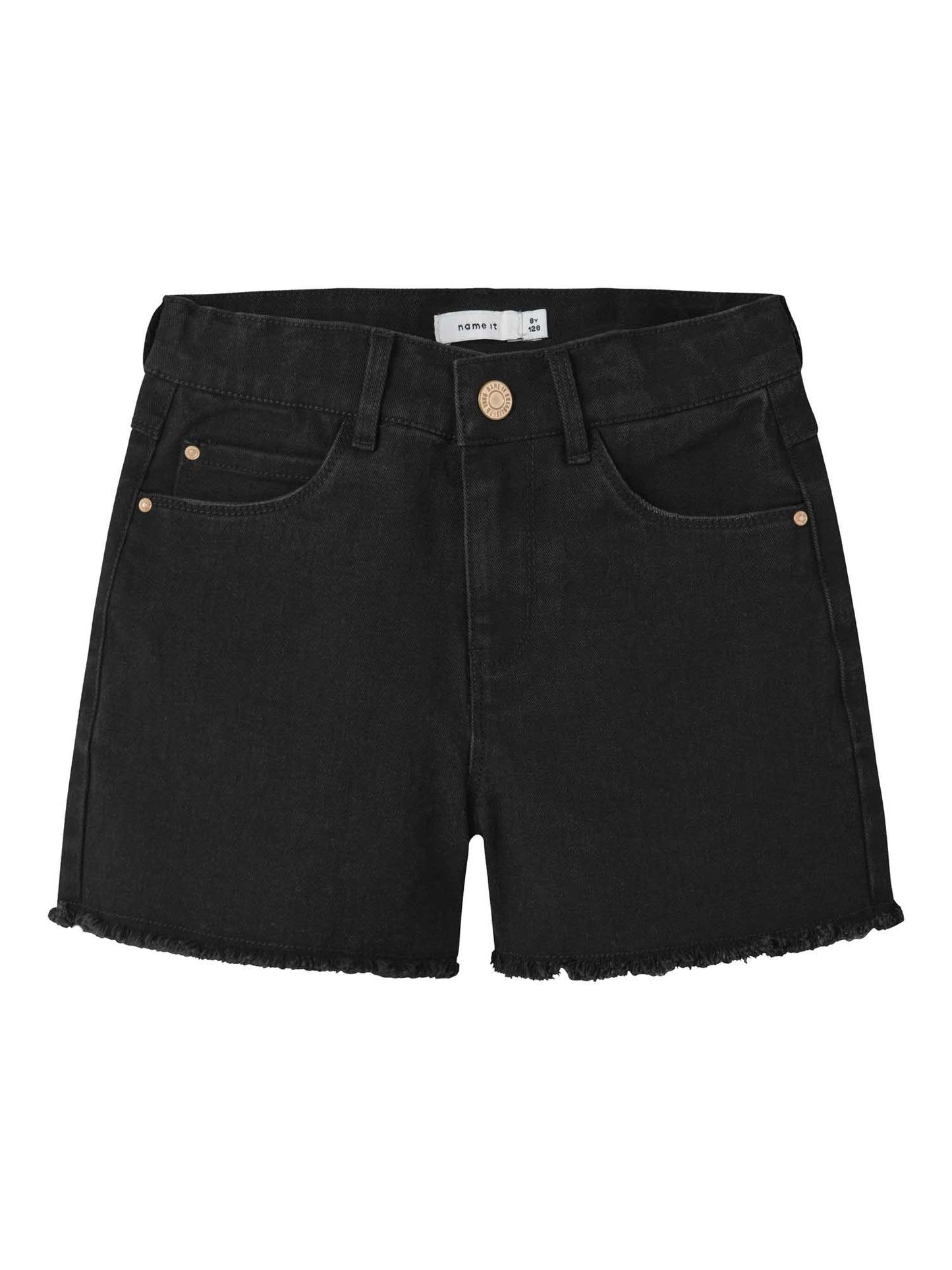 Shorts denim Name It neri unisex bambino
