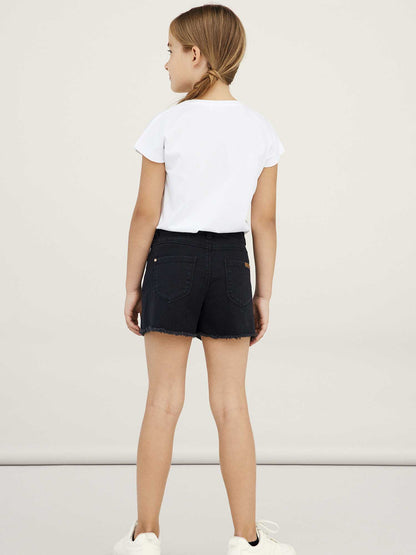 Shorts denim Name It neri unisex bambino