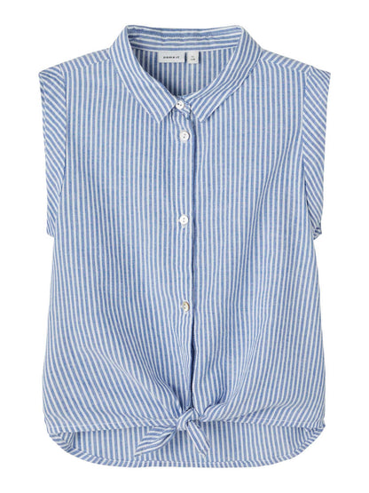 Camicia unisex bambino Name It in blu dusty