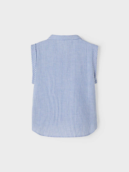 Camicia unisex bambino Name It in blu dusty