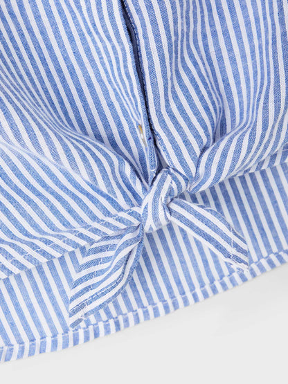 Camicia unisex bambino Name It in blu dusty