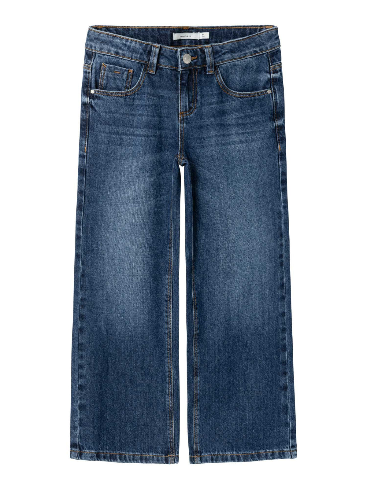 Name it rose wide jeans da bambino/a nero