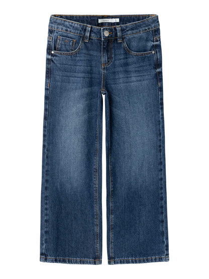 Name it rose wide jeans da bambino/a nero